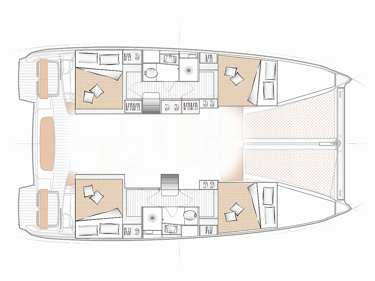 Excess 11 (2026) in Greece deck plan