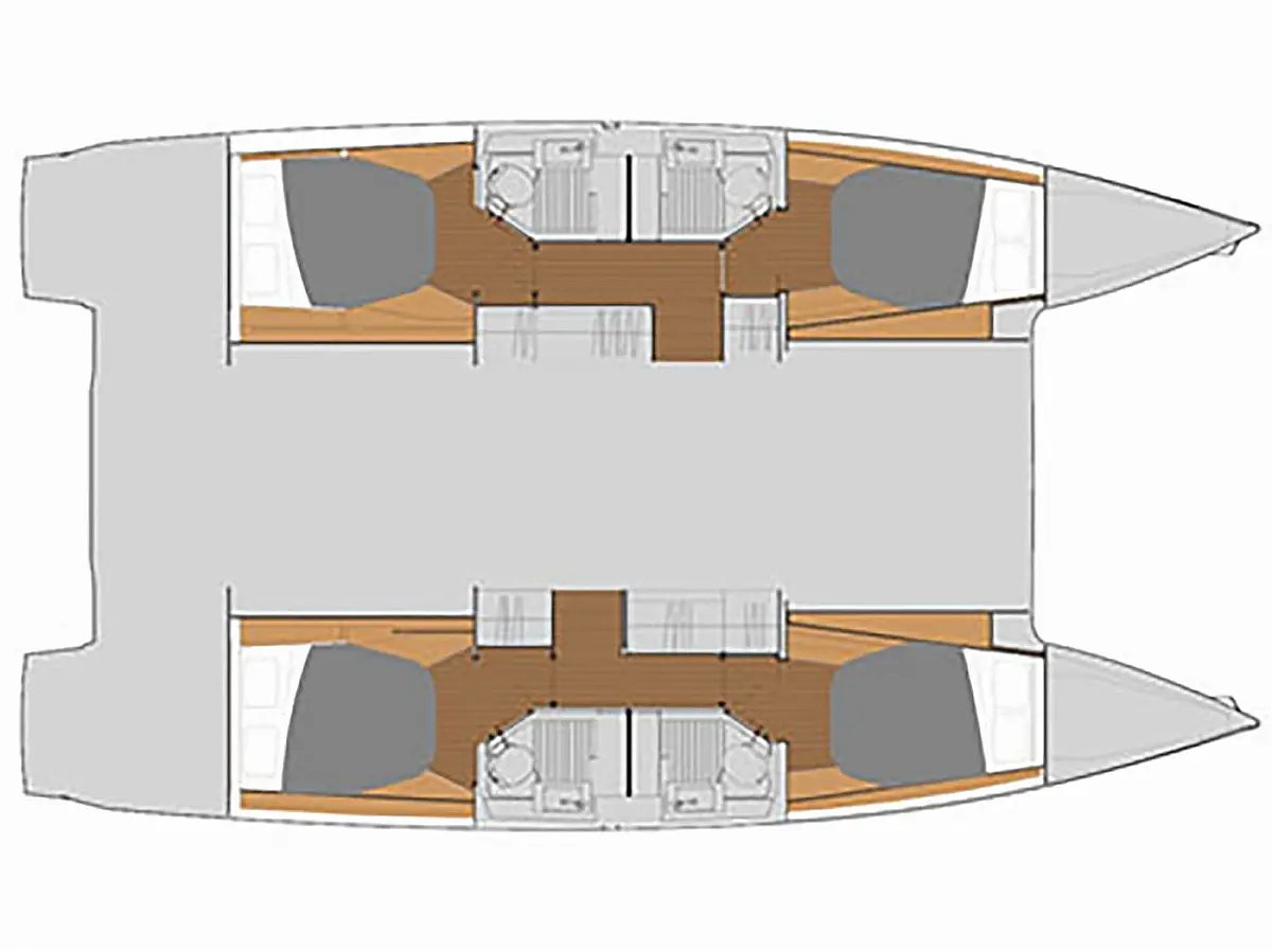 Astréa 42 (2023) in France deck plan