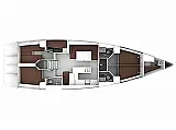 Bavaria Cruiser 56 (6 cab.) - Layout image