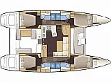 Lagoon 450  Fly - Layout image