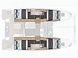 Lagoon 38 (6 cab.) - Layout image