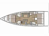 Oceanis 51.1 - Layout image