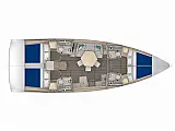 Sunsail 44.4 - Layout image