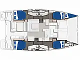 Sunsail 454L - Layout image