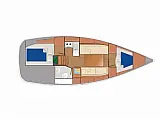 Sunsail Sun Odyssey 319 - Layout image
