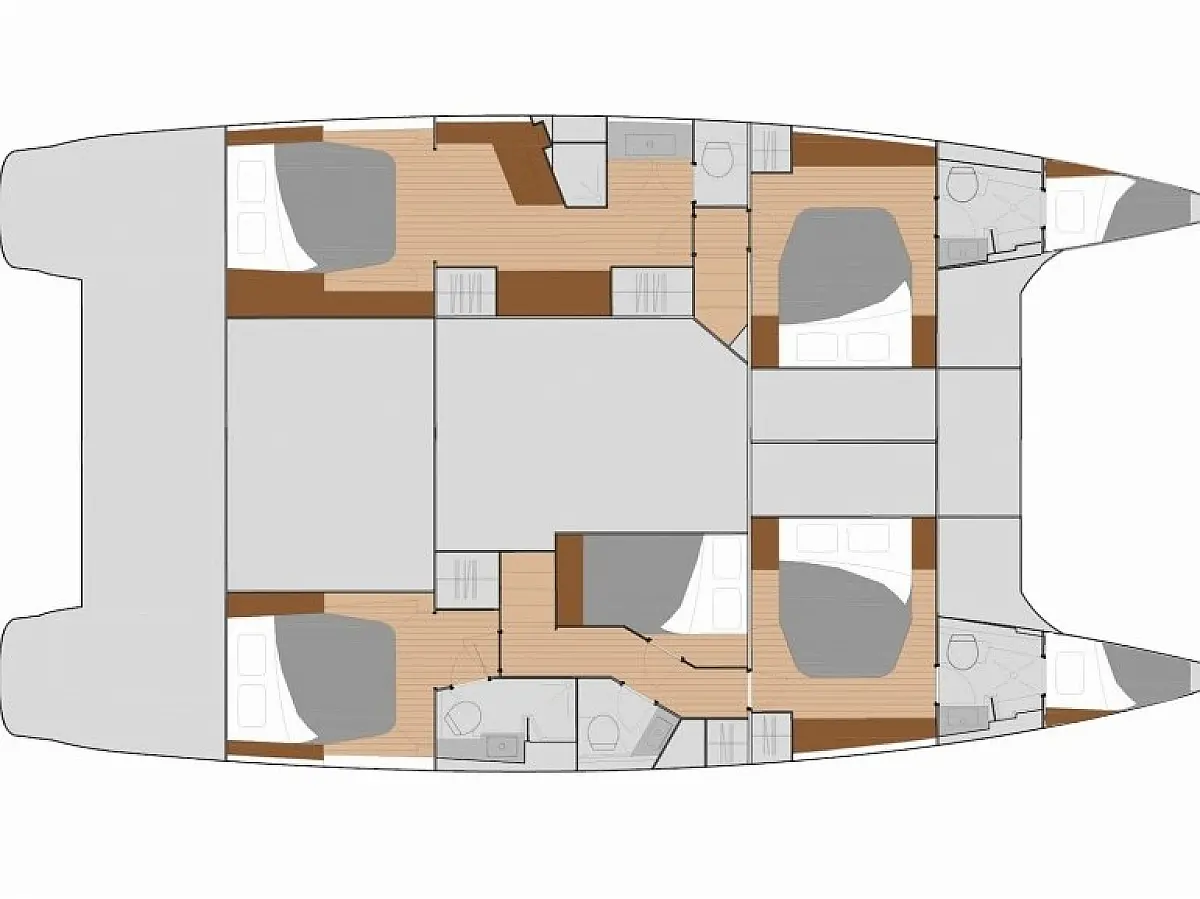 Saba 50 (2019) in BVI deck plan