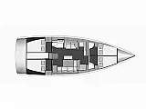 Dufour 460 - Layout image