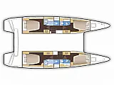 Lagoon 42 S - Layout image