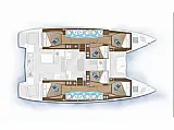 Lagoon 50 - Layout image