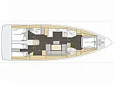 Bavaria C46 - Layout image