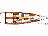 Oceanis 41.1 - Layout image