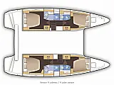 Lagoon 42 (A/C, Watermaker, Gen)_12 - Layout image
