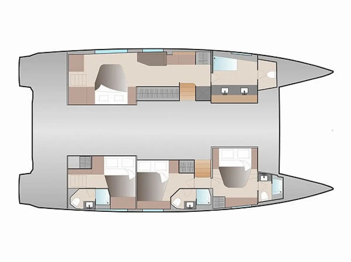 Aura 51 (2023) in Ibiza deck plan