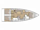 Oceanis 40.1 - Layout image