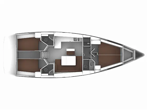 Bavaria Cruiser 46 - Immagine di layout