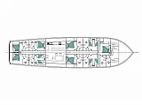 Gulet Cemre 4 - Layout image