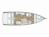 Sun Odyssey 490 - Layout image