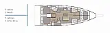 Oceanis 46.1 - Layout image