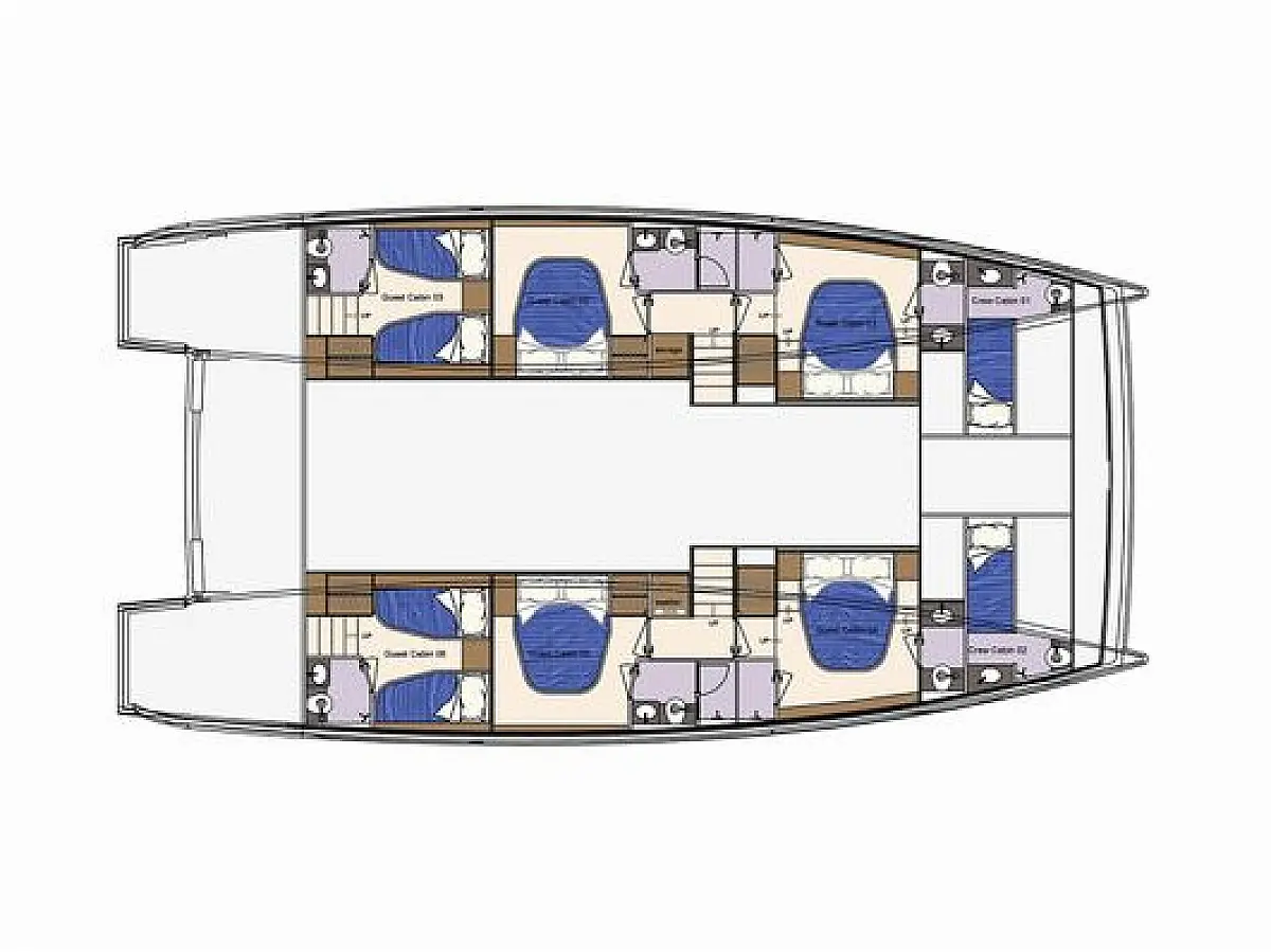 SV60 (2026) in Greece deck plan