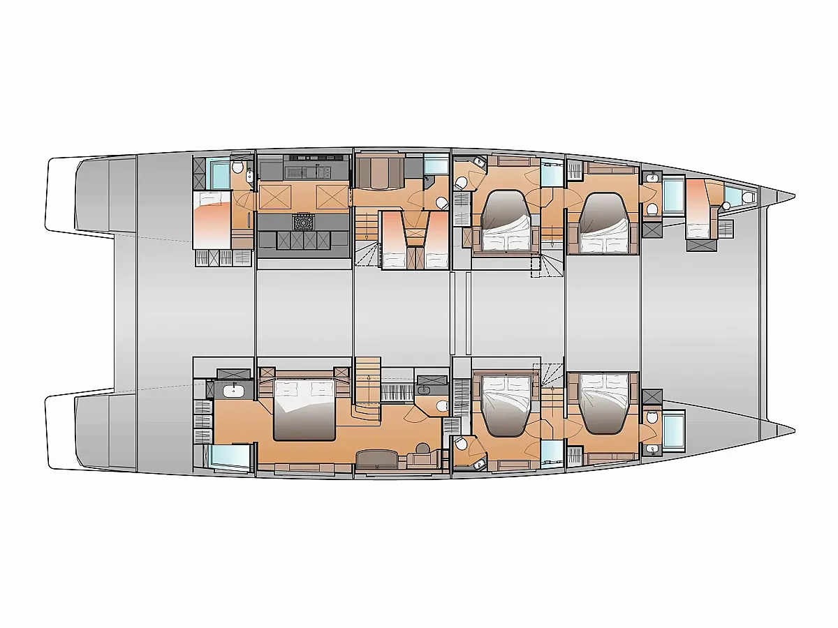 Thira 80 (2026) in Bahamas deck plan