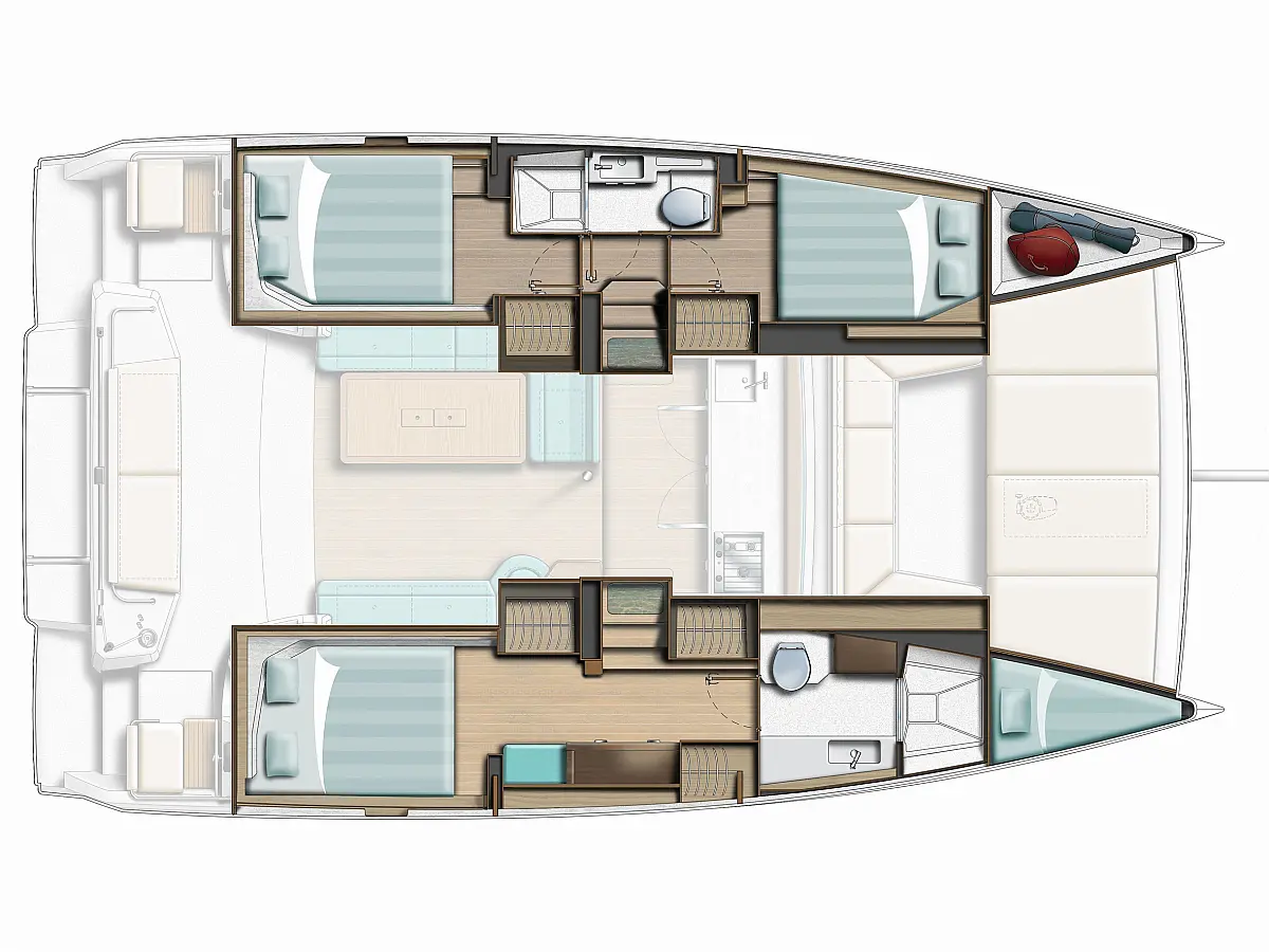 Bali Catsmart (2025) in Caribbean deck plan