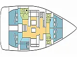 Dufour 520 Grand Large - [Layout image]