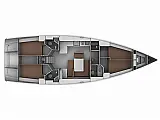 Bavaria 45 Cruiser - Layout image