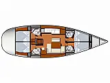Sun Odyssey 49i - Layout image