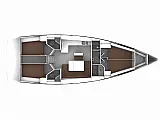 Bavaria 46 CN - Layout image