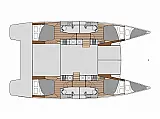Fountaine Pajot Helia 44 Evolution - Layout image