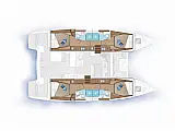 Lagoon 46 - Layout image