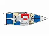 Sun Odyssey 519 - Layout image