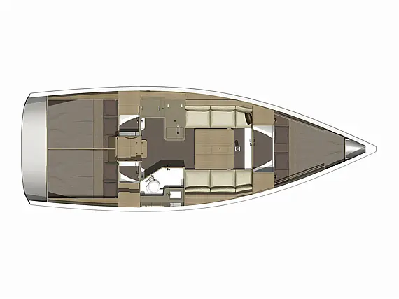 Dufour 350 GL - Immagine di layout