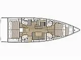 Oceanis 51.1 - Layout image