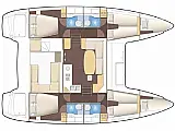 Lagoon 40 - Layout image