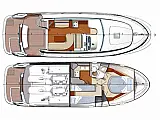 Jeanneau Prestige 36 Fly - Layout image