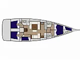 Dufour 560 Grand Large - Layout image