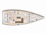 Hanse 508 - Layout image